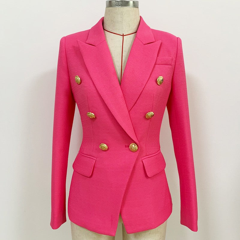 New Double Breasted Blazer Coats Women Fashion Party Club Clothes Long Sleeves Sequin Shinny Jackets Luxury Oversized