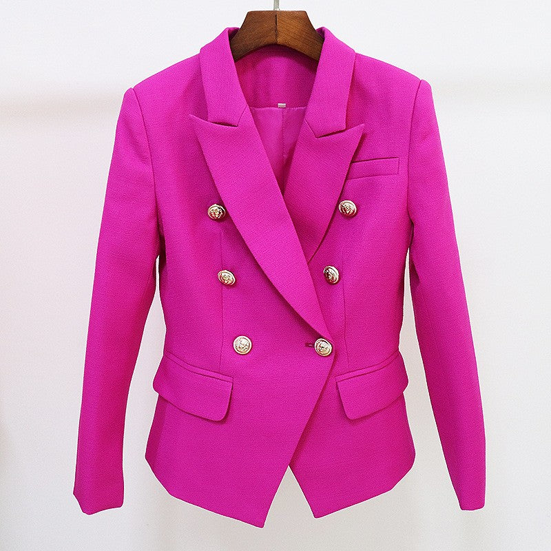 New Double Breasted Blazer Coats Women Fashion Party Club Clothes Long Sleeves Sequin Shinny Jackets Luxury Oversized