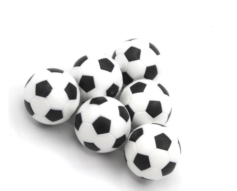 6 Pcs Table Football Plastic Soccer Ball Indoor Games 32mm