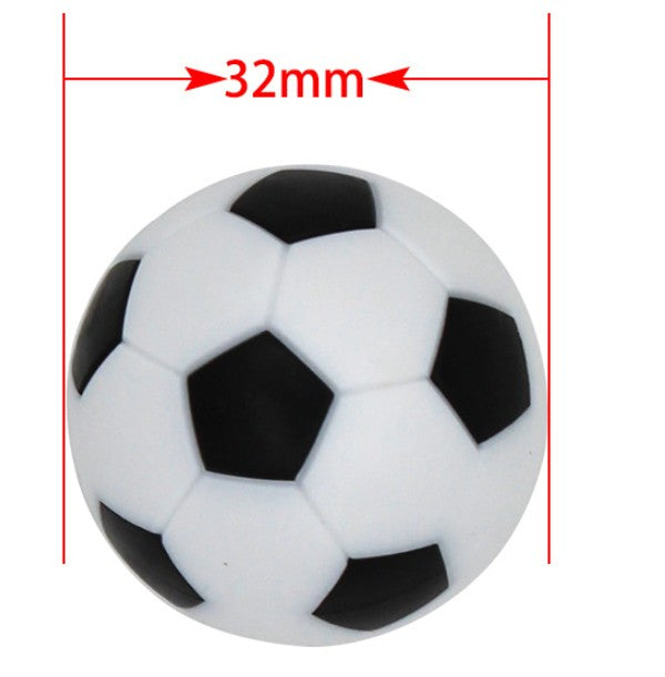 6 Pcs Table Football Plastic Soccer Ball Indoor Games 32mm