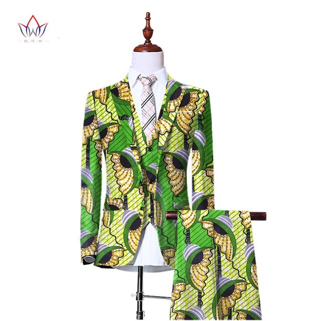 (Jacket+Vest+Pants)Blazers for Men 3 Piece Slim Fit Cowboy Wedding Men Suit Retro Gentleman Mens' African Clothing